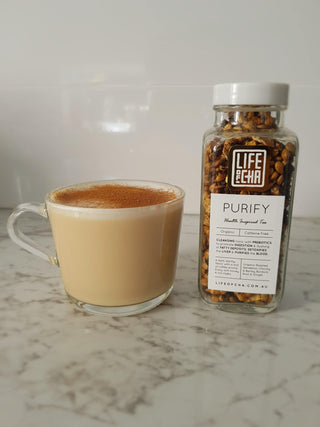 Chicory and Dandelion Latte (Coffee Tea Recipe)