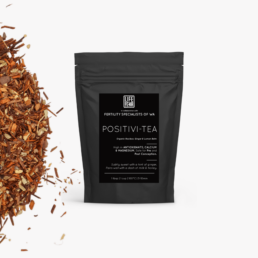 Positivi-Tea Loose Leaf Tea (Organic Rooibos, Ginger and Lemon Balm Tea)