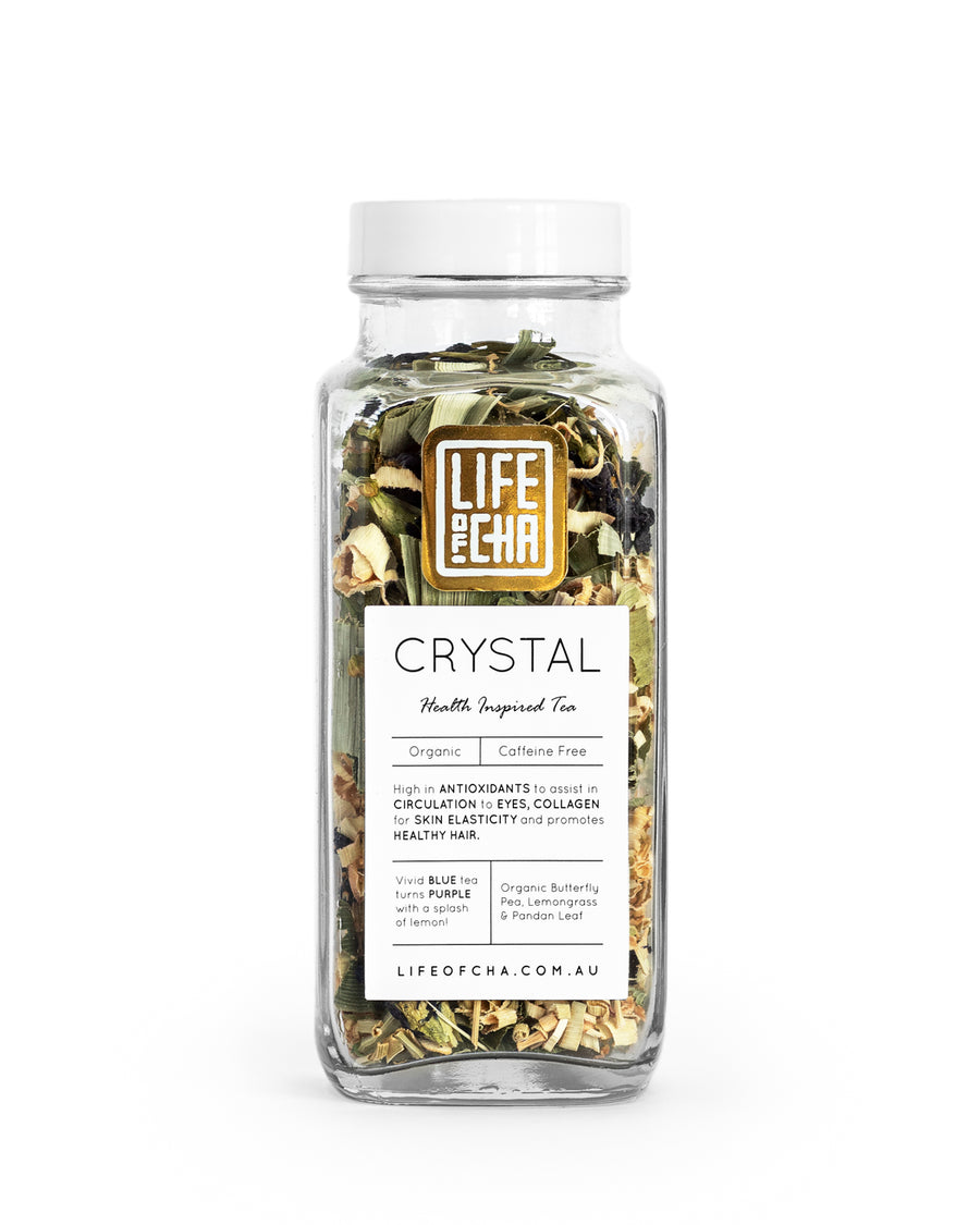 Old Recipe Crystal Blue - (Butterfly Pea Tea, Pandan and Lemon Grass) - Loose Leaf Tea (W)