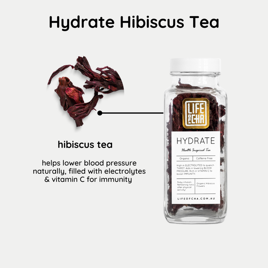 Hydrate - Hibiscus Tea (Loose Leaf Tea) - Life Of Cha