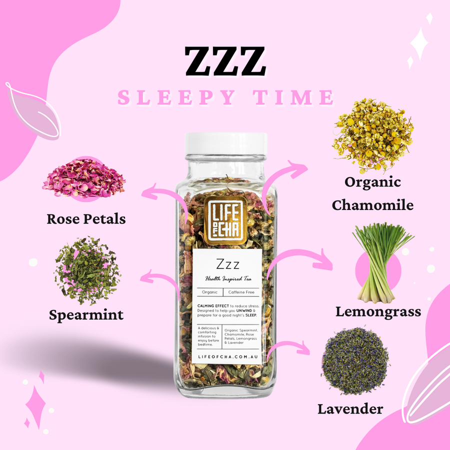 Zzz - Sleepy Time Chamomile Tea (Loose Leaf Tea) - Life Of Cha