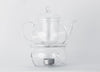 Glass Teapot 800ml with Teapot Warmer - Life Of Cha